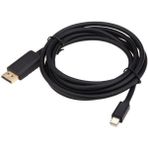 Wozlo 1.8m Mini Displayport To Displayport Kablo Thunderbolt Kablosu - Siyah