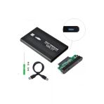 Wozlo 2.5 Hdd Kutusu Usb 3.0 Hardisk Kutusu Metal Gövde Harici Kutu - Siyah - A16
