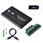 Wozlo 2.5 Sata Harddisk Kutu USB 3.0 Aluminyum Gövde ile Taşınabilir 2,5 inç Diskler İçin