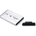 Wozlo 2.5 USB Sata HDD SSD Harddisk Kutusu Alüminyum Gövde Harici HDD Kutu - Gri