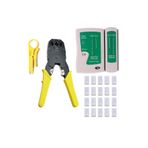WOZLO 3 Lü Pense + Tester + 100 Adet Rj45 Network Seti