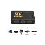Wozlo 3 Port Hdmi Switch 4K Kumandalı Ultra Hd