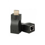 Wozlo 30m Hdmi Rj45 Dönüştürücü Kayıpsız Tek Kablo 4kx2k 1080p Hdcp Cat5e/cat6 Hdmi Extender Uzatıcı