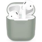 Wozlo Apple Airpods 1. ve 2. Nesil Uyumlu Silikon Koruma Kılıfı - Gri