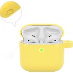 Wozlo Apple Airpods 3 Koruyucu Kılıf - 3. Nesil Silikon Kulaklık Koruma Kılıfı - Sarı
