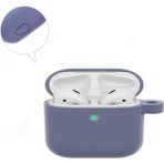 Wozlo Apple Airpods Pro 1. Nesil Kılıf Mat Esnek Silikon Koruyucu Kılıf 360 Tam Koruma - Lavanta - Lavanta Grisi