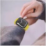Wozlo Apple Watch 1, 2, 3, 4, 5, 6, 7, Se Silikon Kordon Kayış - S-m Beden 42/44/45mm - Sarı