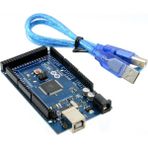 Wozlo Arduino Mega 2560 R3 Rev3 Atmega 2560-16AU CH340G Devre Kartı (Orjinal Yeni Versiyon) + Kablo - Mavi - 1 Adet