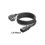 WOZLO C13 Power Kablo Standart Kasa Monitör Elektrik Güç Kablosu - 1.8 Mt