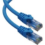 Wozlo Cat6 Ethernet Internet Lan Network Patch Kablo - Fabrikasyon - Mavi - 1 Metre