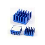 WOZLO Chipset - Ram - Anakart - Ekran Kartı Soğutucu 15x15x6mm Mini Alüminyum - Mavi