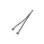 WOZLO Fan Çoklayıcı Y Pwm Splitter Kablosu 4pin Dişi 4pin - 3pin Erkek