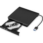 Wozlo Harici USB 3.0 Optik Sürücü DVD Rw Writer Yazıcı - Siyah
