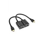 Wozlo Hdmi Extender 30 Metre Cat5e Cat6 Rj45 Kablosu Ile Hdmi Uzatıcı Tekrarlayıcı Verici Alıcı 1080P