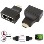 Wozlo Hdmi Extender RJ45 Cat5e CAT6 Kablo 30 M