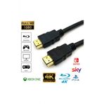 Wozlo Hdmi Kablo 4K 3D Ağ Destekli Altın Uçlu 4K 60Hz 18G Bps Ultra Hd 4K Ethernet Hdmi Kablosu 10 Metre