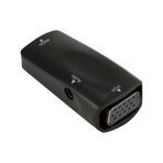 Wozlo HDMI to VGA Dişi Dişi Çevirici Dönüştürücü Adaptör renk-siyah