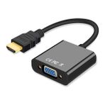Wozlo HDMI To VGA Ses Kablo Çevirici Adaptör PS3 PC Notebook Projeksiyon Uyumlu Chipli Model