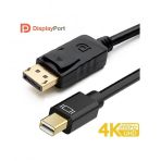 Wozlo Mini Display Port to Display Port Kablosu 4K 60Hz Thunderbolt 2 Kablo 1.8 M