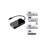 Wozlo Mini Displayport To Hdmi Dvi Vga Çevirici Kablo Thunderbolt