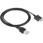 Wozlo Sony Nwz Mp3 Çalar Player USB Data Şarj Kablosu - Siyah