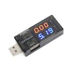 Wozlo Usb Voltmetre Ampermetre Usb Akım Ölçer Çift Usb Çıkışlı
