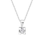 WPN3311 0.05 ct Karat E-F vs Pırlanta Tektaş Kolye