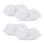 WQEDVN 4 ADET Buharlı Paspas Pedleri, Buharlı Temizleyici Pedleri, Buharlı Temizleyici Aksesuarları, Mikrofiber Kumaş Kapağı, Buharlı Paspas Değiştirme Pedleri, Karcher Sc 1 Sc 2 Sc 3 Sc 4 Sc 5
