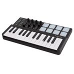 WQZzjm Portable Mini 25-Key USB Keyboard And Drum Pad MIDI Controller Electronic Keyboard