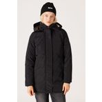 WRANGLER All Terrain Gear by Wrangler Loose Fit Rahat Kesim Çıkarılabilir Kapüşonlu Kadın Siyah Parka