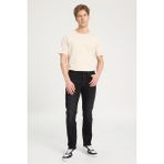 Wrangler Arizona Straight Fit Normal Bel Esnek Denim Jean Pantolon Erkek Dar Paça Siyah