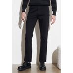 WRANGLER Authentic Straight Fit Düz Kesim Daralan Paça Normal Bel Erkek Siyah Pamuklu Esnek Pantolon