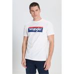 WRANGLER Big Logo Erkek T-shirt W2610069102 Off White
