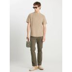 WRANGLER Bisiklet Yaka Bej Erkek T-Shirt W2510718614 Bej T-Shirt