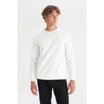 Wrangler Bisiklet Yaka Beyaz Erkek Sweatshırt W2520534100 Beyaz Sweatshirt