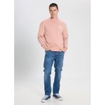 Wrangler Bisiklet Yaka Pembe Erkek Sweatshırt W242338613 Pembe Sweatshirt