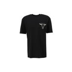 Wrangler Bisiklet Yaka Siyah Erkek T-Shirt W241299001 Loose Fit T-shirt, XS, 5003142791