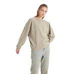 Wrangler Bisiklet Yaka Sweatshirt Kadın Sweatshirt, Haki, M