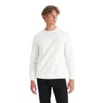 WRANGLER Bisiklet Yaka Sweatshırt, S, 5003317663, Beyaz, erkek