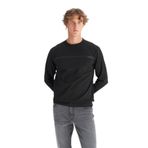 WRANGLER Bisiklet Yaka Sweatshırt, S, 5003317700, Siyah, erkek
