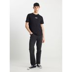 WRANGLER Bisiklet Yaka T-Shirt Regular Fit Small Logo, 2XL, W2510527001, Siyah, Erkek