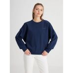Wrangler Dik Yaka Lacivert Erkek Sweatshırt TW2520532410 Lacivert Sweatshirt