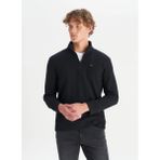 Wrangler Dik Yaka Siyah Erkek Sweatshırt TW2520532001 Siyah Sweatshirt