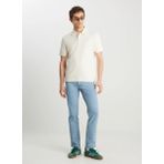 Wrangler Ekru Erkek Regular Fit Polo T-Shirt W2510720104