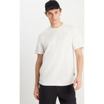 Wrangler Erkek Beyaz Relaxed Fit Dokulu Basic T-Shirt - W2510718104