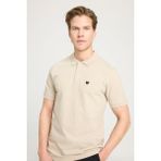 Wrangler Erkek Kısa Kollu Polo Yaka T-Shirt - W7D5K4XX2TUQ - Bej