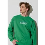 WRANGLER Erkek Loose Fit %100 Pamuk Bisiklet Yaka Mint Yeşili Tişört