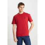 WRANGLER Erkek Minimal Baskılı Kırmızı T-shirt W7NM203877600