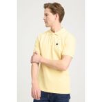 Wrangler Erkek Regular Fit Polo Sarı Erkek Kısa Kol T-Shirt