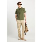 Wrangler Erkek Regular Fit Polo Yeşil Erkek Kısa Kol T-Shirt - M